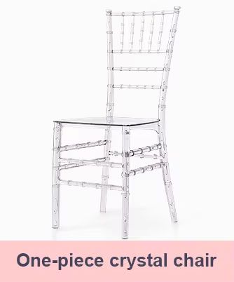 Wholesale hotel Transparent Polycarbonate Crystal Resin Plastic Event Acrylic Wedding Chiavari Chair