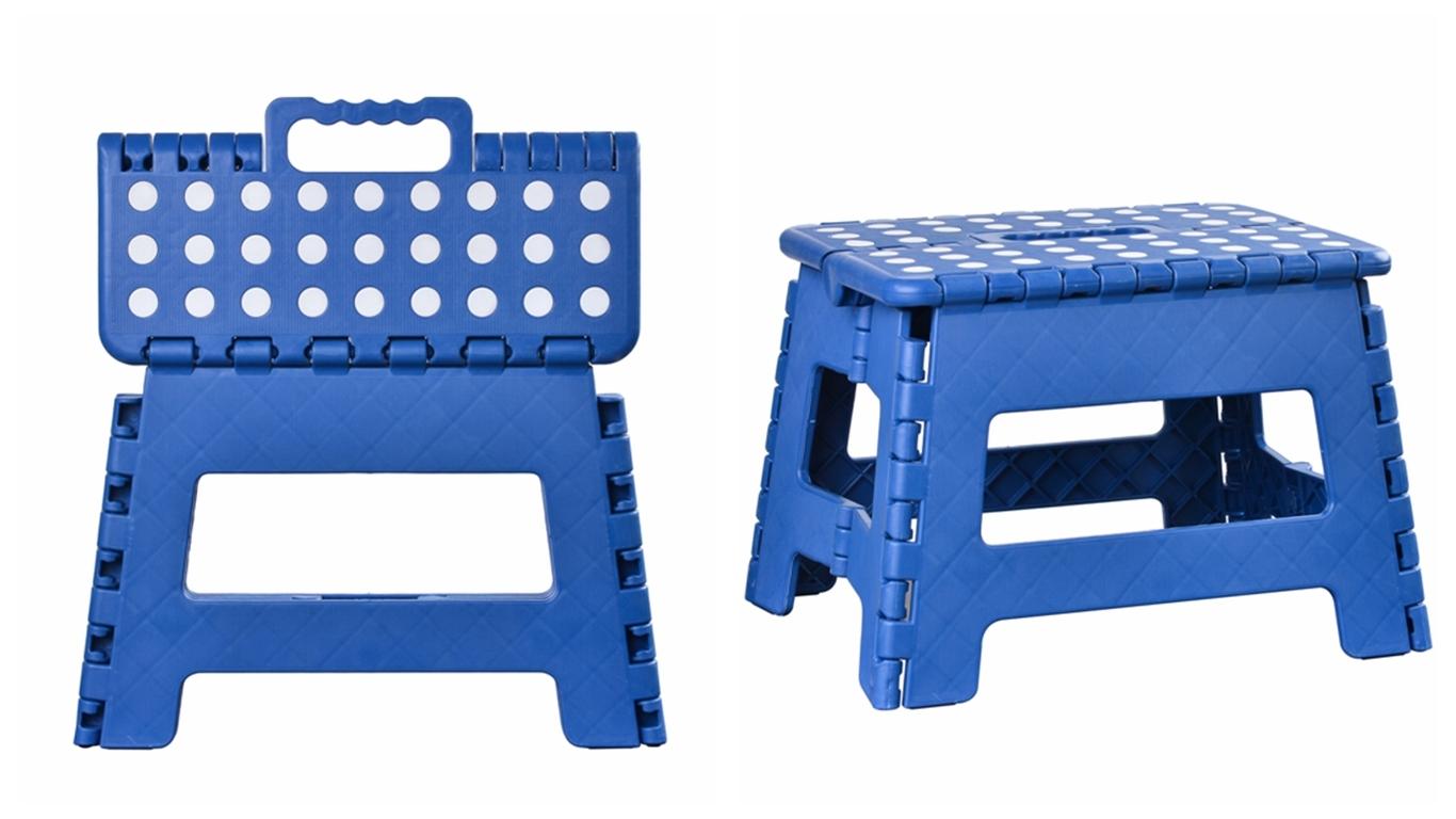 8″ Height collapisable stool cheap foldable step stool plastic retractable folding stool for kids1 